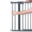 Удължител за метална висока преграда за врата, черен, 14 см, Safety1st
