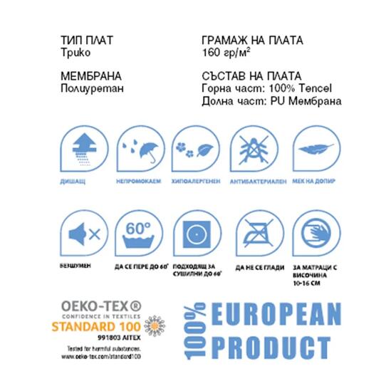 Протектор за матрак TЕNCEL PREMIUM 70х140 см, Dream on