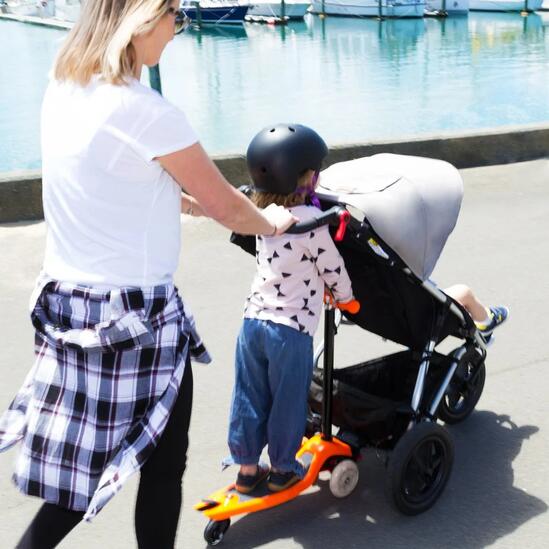 Степенка и тротинетка FreeRider Mountain Buggy, жълта