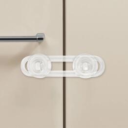Гъвкаво устройство за заключване на шкаф – прозрачно, Safety1st