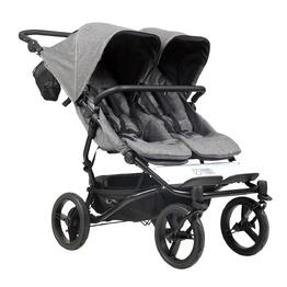 Количка за близнаци или породени деца + чанта Mountain Buggy Duet v3.2 Luxury Collection с десен рибена кост