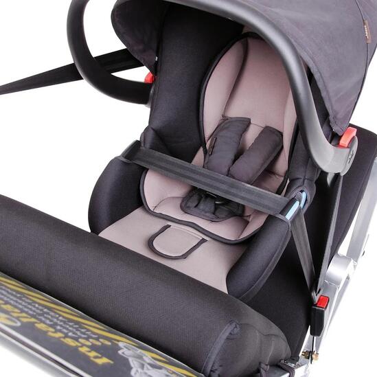 Столче за кола Protect Mountain Buggy, сив/черен
