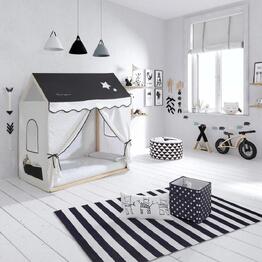 Дървена къщичка за легло Tipi House Micuna, 70/140 см