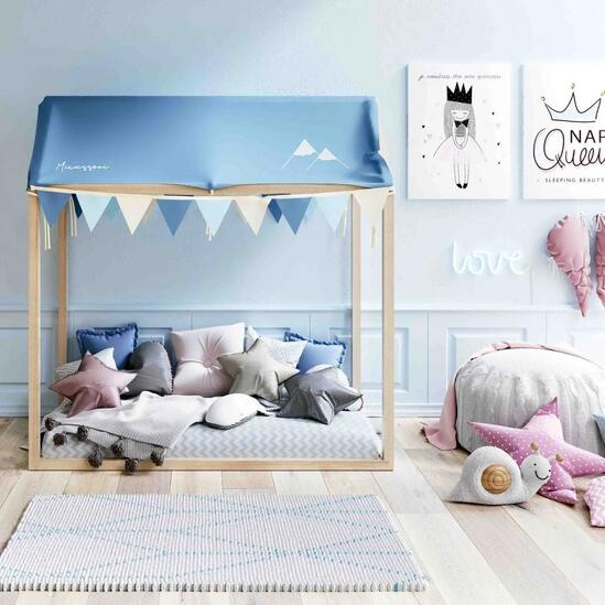 Комплект текстил за Tipi House Micuna, покрив+страници