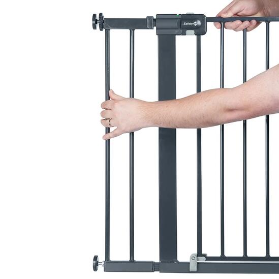 Удължител за метална висока преграда за врата, черен, 14 см, Safety1st