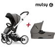 Mutsy Пакет шаси standart + сива дръжка + bold седалка + кош Evo warm grey