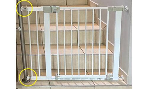 Y фиксатор към цилиндричен парапет за преграда за врата, Safety1st