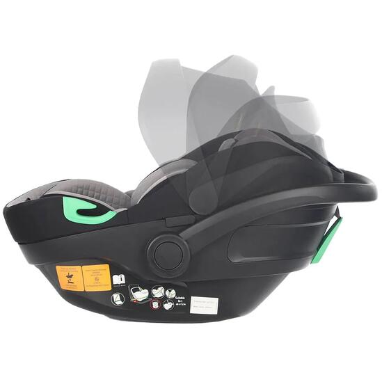 Столче за кола PROTECTv4 (стандарт R129), удълж. облегалка(40–87 cm), UPF50+